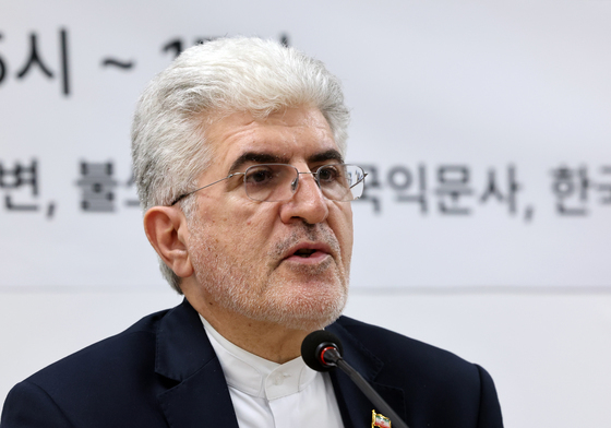 인사말 하는 주한 이란 대사