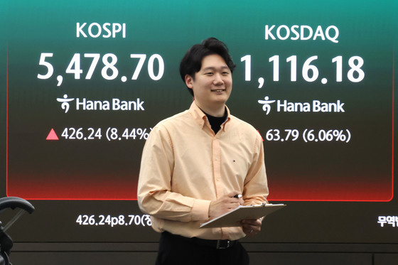코스피-코스닥 '급등 마감'