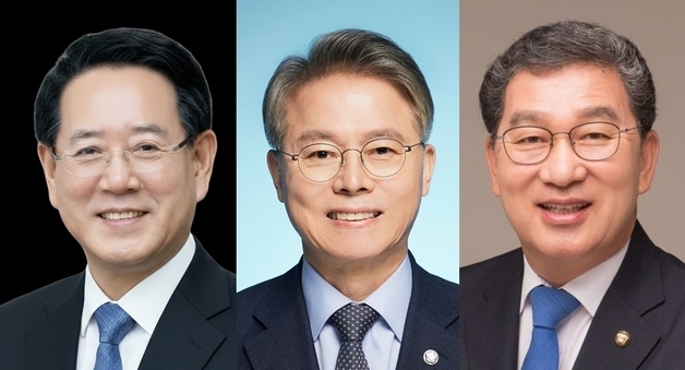 김영록·민형배·신정훈, 초대 전남광주시장 '진검승부'