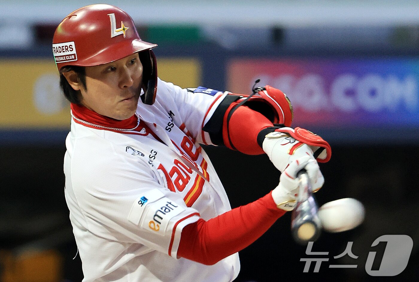 본문 이미지 - SSG 랜더스 최정. 2026.4.1 ⓒ 뉴스1 이호윤 기자