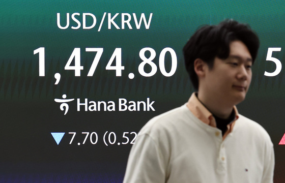 원달러환율 1470원대