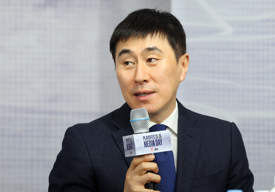 플레이오프 포부 밝히는 KCC 이상민 감독