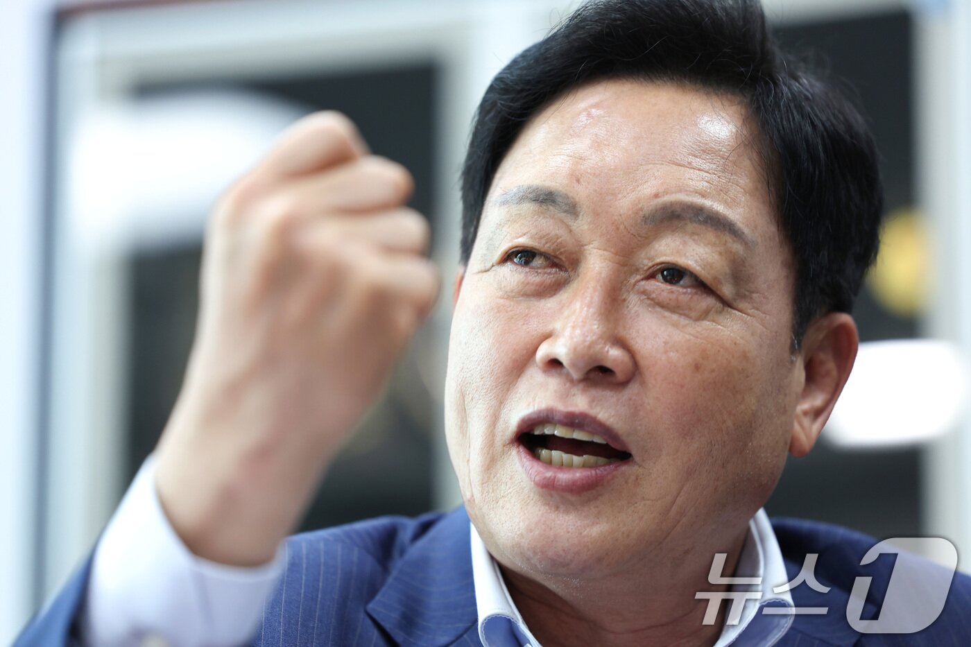 본문 이미지 - 김선교 국민의힘 의원이 10일 서울 여의도 국회 의원회관에서 뉴스1과 인터뷰를 하고 있다. ⓒ 뉴스1 신웅수 기자