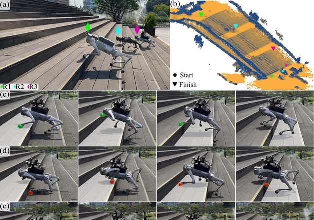 사람처럼 '보고 판단'…장애물 인지 사족보행 로봇 제어기술 개발