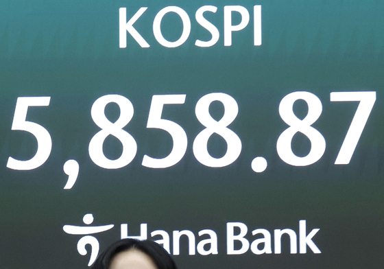 코스피, 1.4% 상승해 5800선 회복