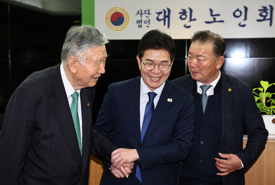 대한노인회 찾은 정원오 후보