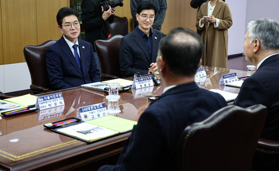 정원오 서울시장 후보, 대한노인회 예방