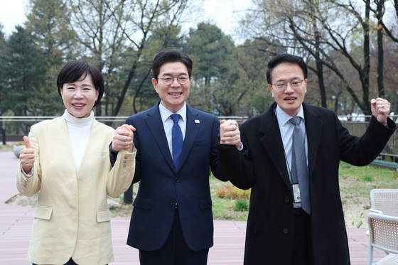 전현희·박주민 손 잡은 정원오