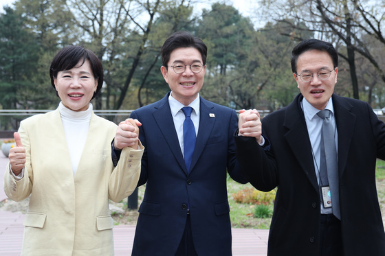 손잡은 정원오·박주민·전현희