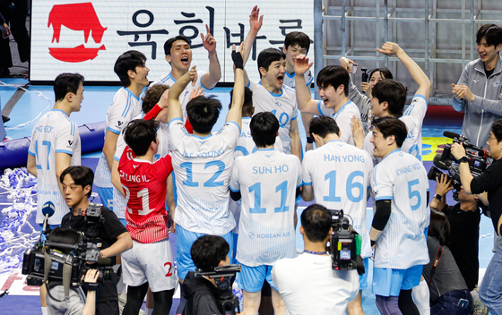 대한항공 '우리가 챔피언!'