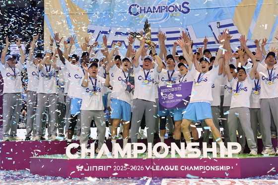 대한항공, 2년 만에 V리그 통합우승