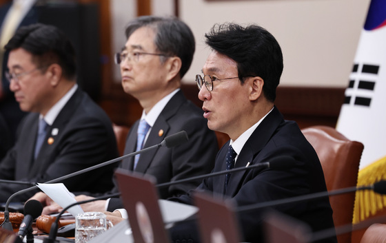 모두발언하는 김민석 총리