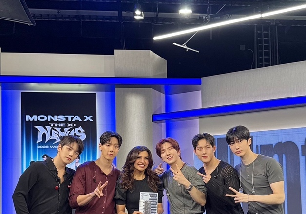 몬스타엑스, 美 신보 활약 눈길…'굿데이 LA'도 출격