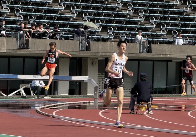 육상 박원빈, 남자 3000m 장애물에서 36년 만에 한국 신기록