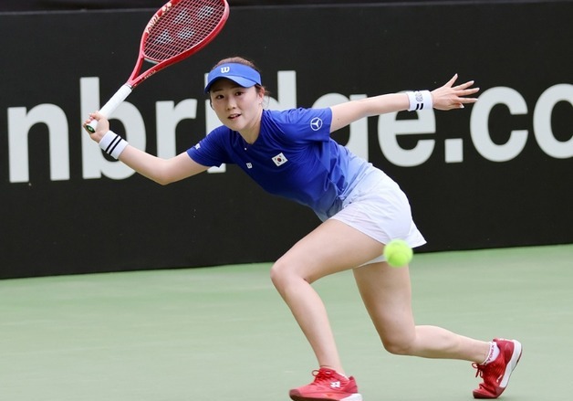 한국 여자 테니스, 빌리진킹컵 4위…PO 진출 불발