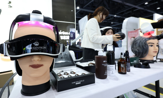 미용의료기기 박람회, 레이저 탈모 치료기기