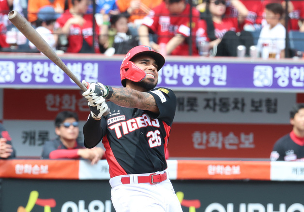 KIA 카스트로, 부상 복귀 두 경기 만에 홈런…시즌 3호