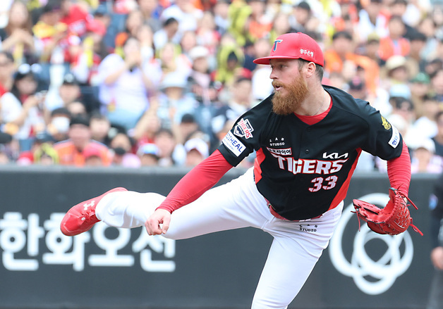 무실점 호투하는 기아 올러