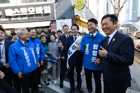 정청래·우상호 '엄지 척'