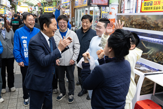 속초 찾은 정청래 대표