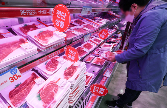 한우 소비자 가격 전년 대비 17% 상승