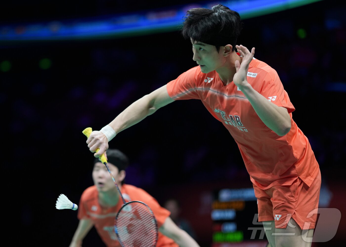 본문 이미지 - 김원호-서승재가 남자 복식에서 정상에 올랐다. ⓒ 신화=뉴스1