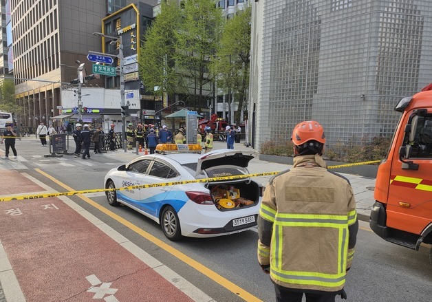 서울 한복판 일산화탄소 누출…원인 조사 중