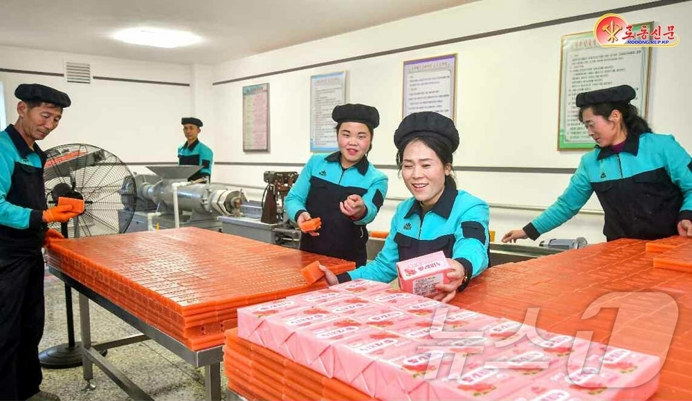 (평양 노동신문=뉴스1) = 북한 노동당 기관지 노동신문은 13일 여러 지방공업공장들을 조명하며 "지방경제를 특색있고 강하게 키워야한다"고 강조했다.[국내에서만 사용가능. 재배포 …