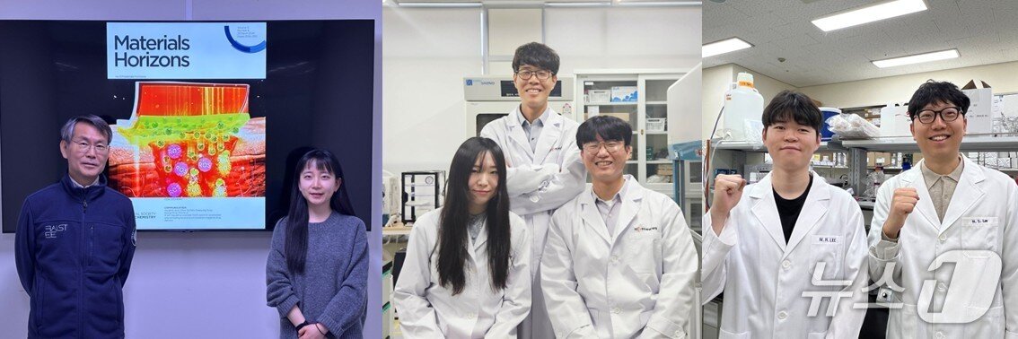 본문 이미지 - 사진 왼쪽부터 KAIST 최경철 교수 , 연혜정 박사과정 연구원, 한국세라믹기술원 유소현연구원, 성대경 박사, 김상우연구원, 충북대학교 이혁민 박사과정연구원, 박찬수 교수. (KAIST 제공. 재판매 및 DB금지) 2026.4.13/뉴스1