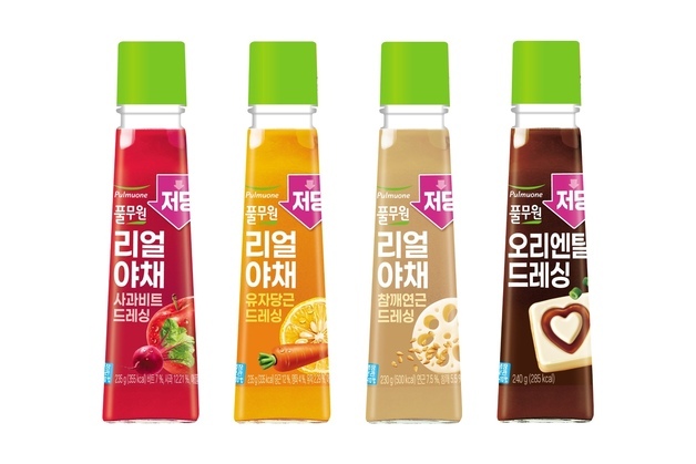 풀무원, 과채 식감 살려 더 맛있는 '저당 드레싱' 출시