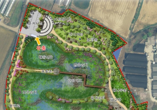 1만㎡ 넘는 인공습지…음성군, 대소면 온새미 수변공원 연내 준공
