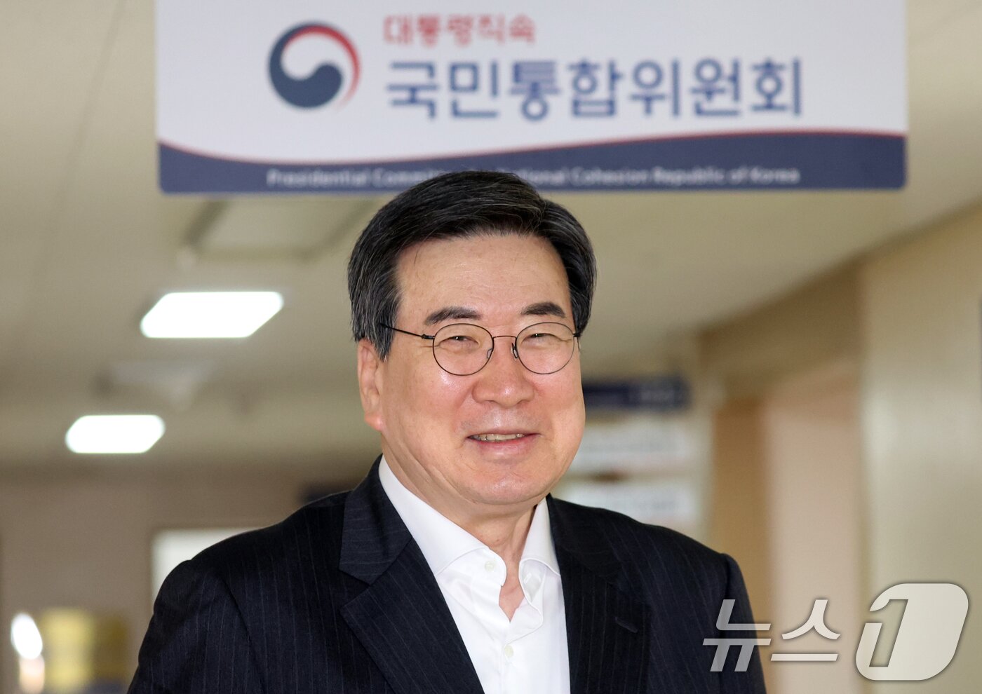 본문 이미지 - 전지명 국민통합위원회 부위원장이 10일 서울 종로구 세종대로 정부서울청사에서 뉴스1과 인터뷰를 하고 있다. 2026.4.13 ⓒ 뉴스1 김명섭 기자