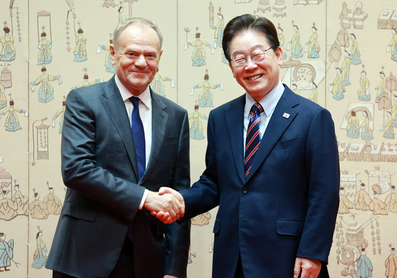 李대통령, 폴란드 총리 정상회담 돌입…'중동·방산' 협력 논의