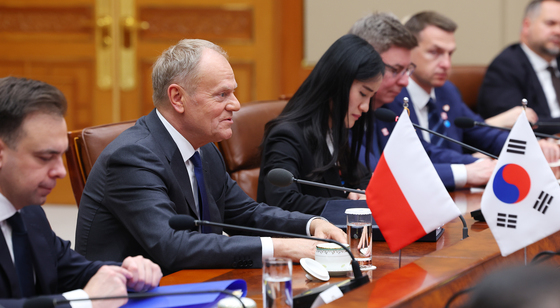 투스크 총리, 한·폴란드 확대회담 발언