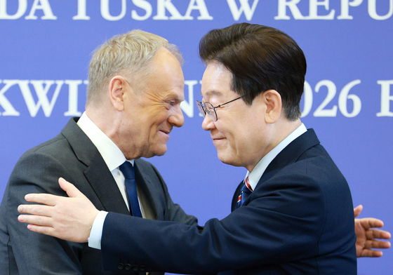 이재명 대통령 '한·폴란드 공동언론발표 마치고'