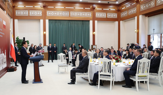 이재명 대통령, 폴란드 총리 공식 오찬 환영사