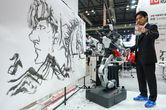 협동로봇과 함께 예술 구현