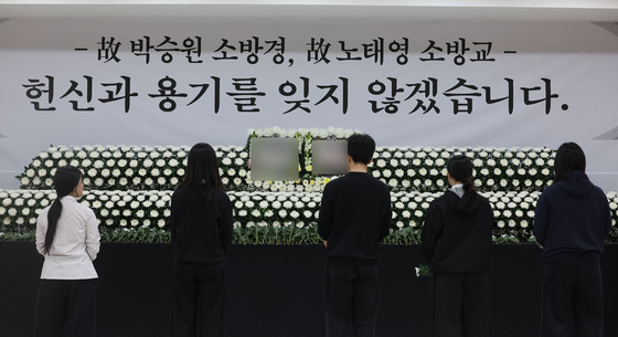 "국민·가족·동료에 헌신했던 이들" 순직 소방관 추모 물결(종합2보)