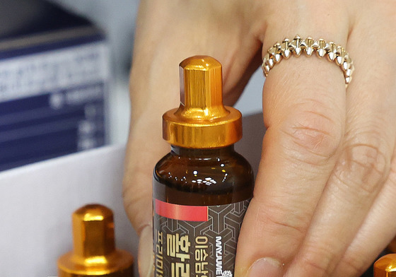 '미신고 유리병' 알부민 대거 적발