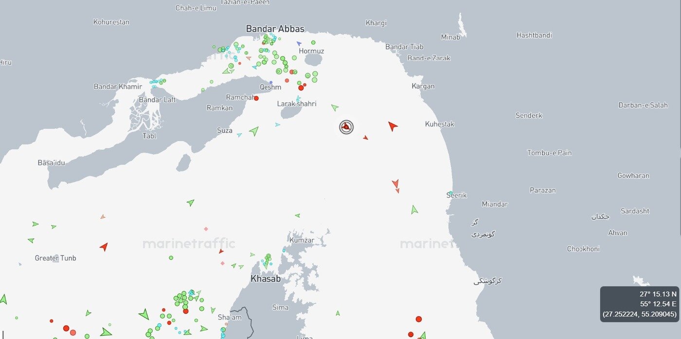 본문 이미지 -   마린트래픽 갈무리.