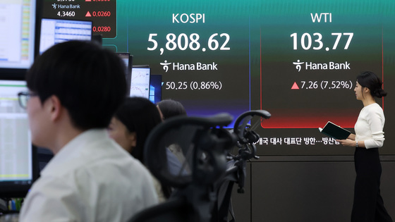 코스피 하락·국제유가 상승