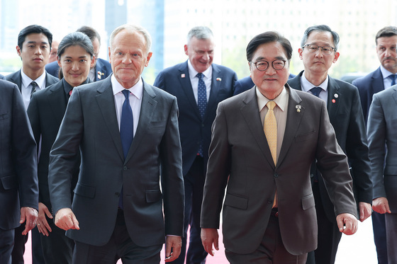 우 의장, 폴란드 총리 만나 방산·배터리 등 협력 강화 논의