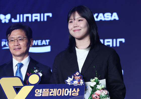 영플레이어상 수상한 도로공사 이지윤