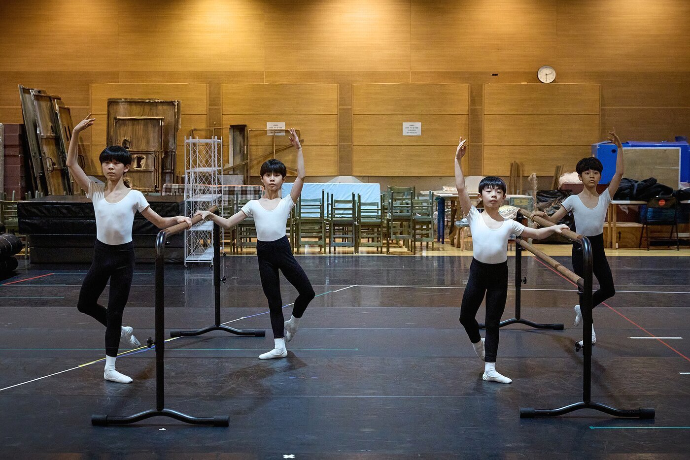 본문 이미지 - 2026 뮤지컬 '빌리 엘리어트'의 주역 4인방.(신시컴퍼니 제공)