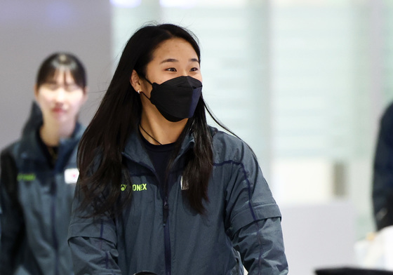 귀국하는 '그랜드 슬램' 안세영