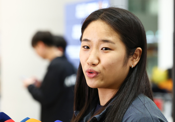 소감 밝히는 '배드민턴 그랜드 슬램' 안세영