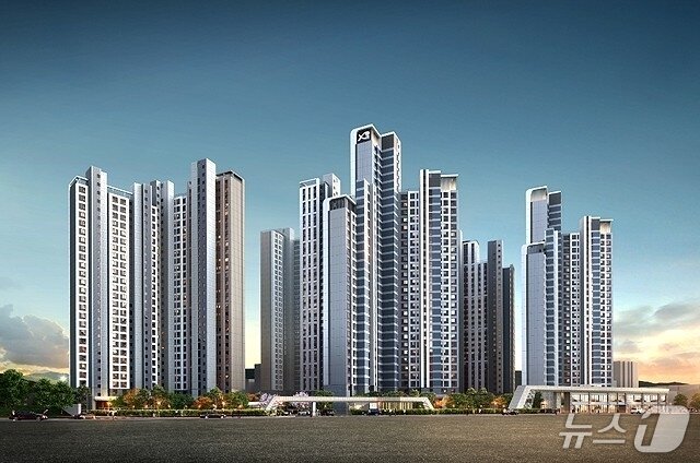 본문 이미지 - 강동헤리티지자이 투시도 (강동헤리티지자이 홈페이지 갈무리) 뉴스1ⓒ news1 