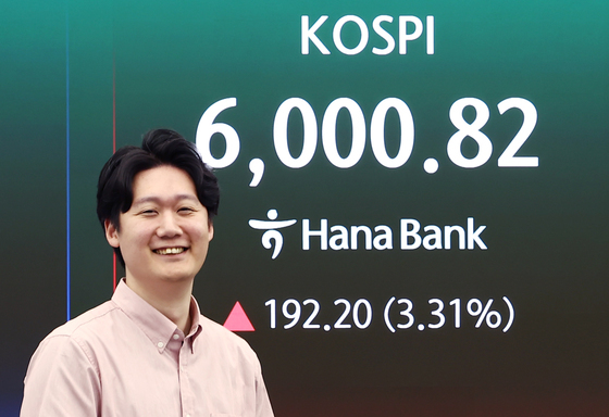 [뉴스1 PICK] 코스피 6000선 재돌파, 미·이란 2차 협상 기대감 반영