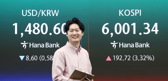 코스피, 미·이란 물밑 협상 소식에 6000선 재돌파