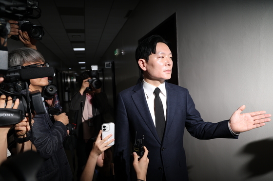 입장 밝히는 박상용 검사